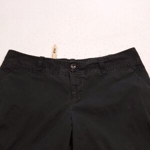 Mossimo Stretch Dark Wash Casual Chino Short Shorts Womens Size 12 Black